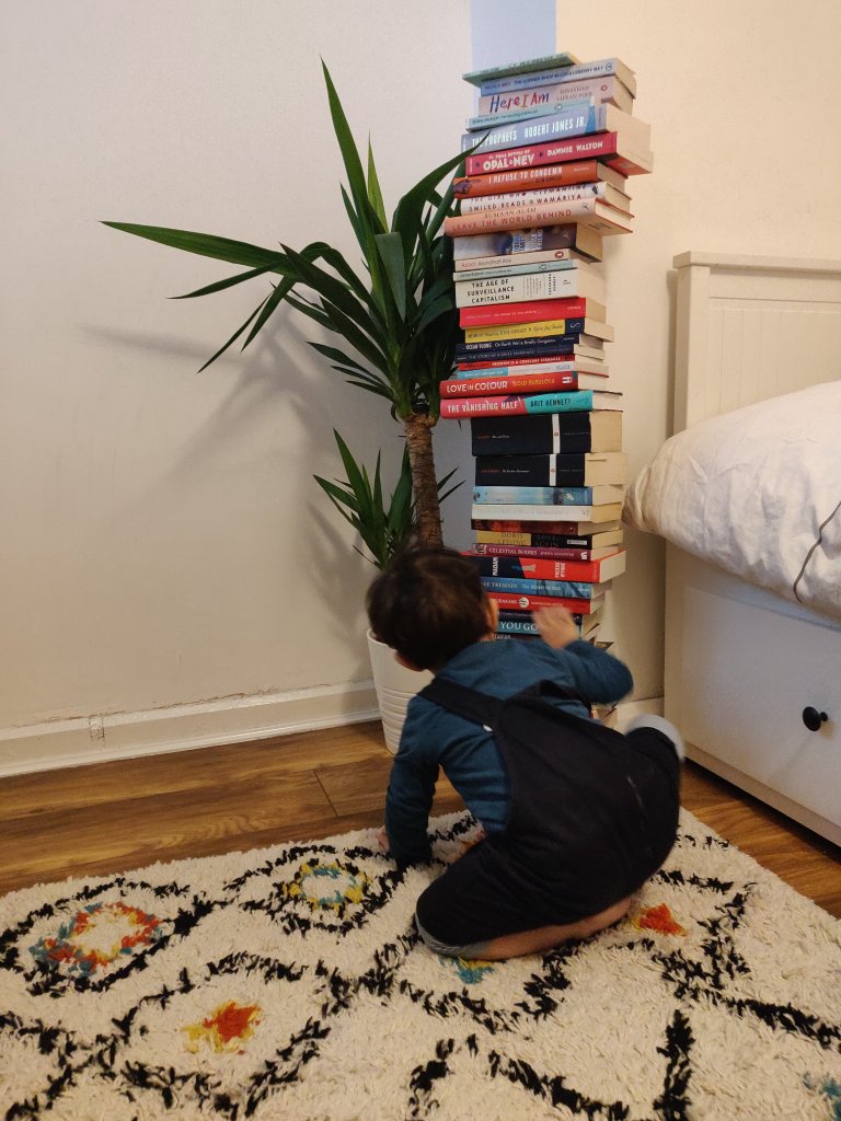 Just some of the books I bought last year and didn't read